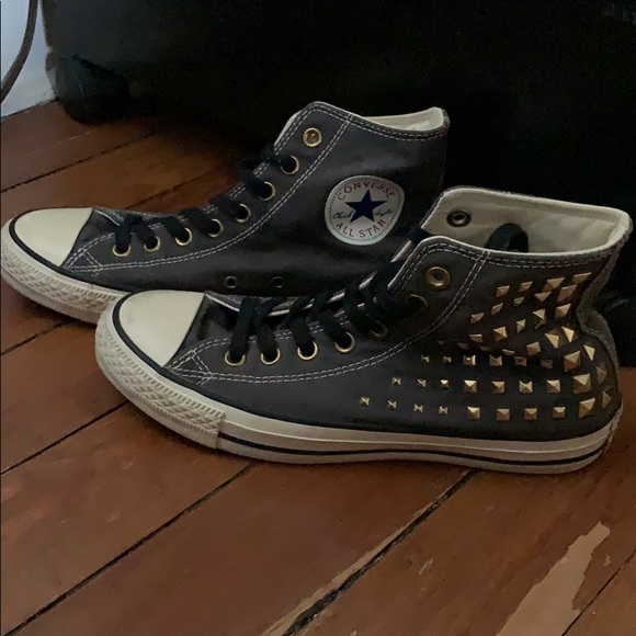 converse studded trainers